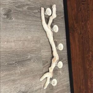 PartyLite Driftwood Tealite/Taper Candle Holder